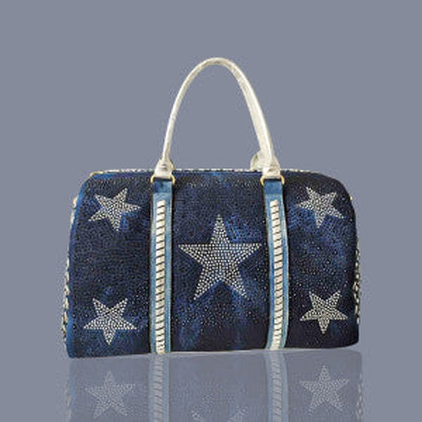 Denim Handwoven Vacation Carry-On