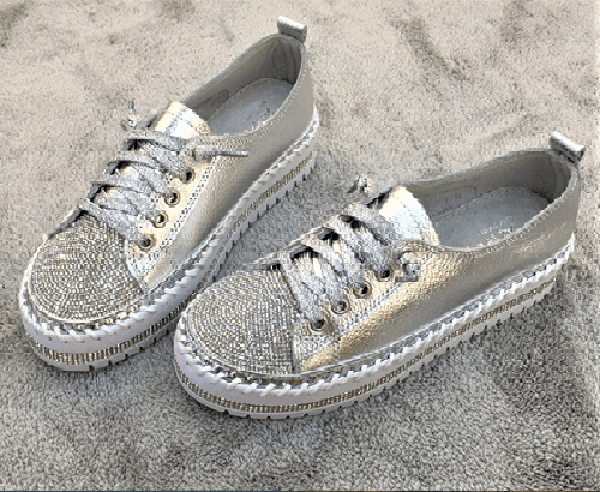 Sky Sneaker- silver
