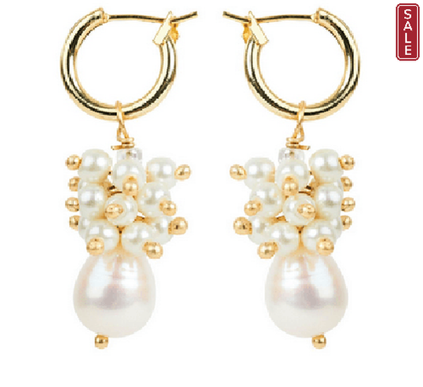 Eb&Ive earrings Belladonna Pearl Earrings - Pearl