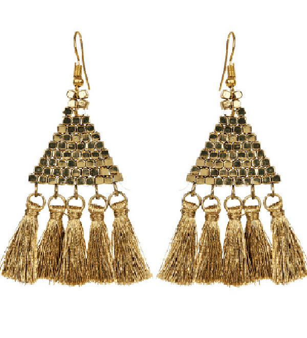 Eb&Ive earrings GOLD Marra Tassel Earrings