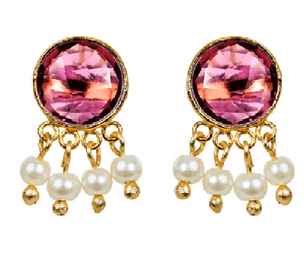 Eb&Ive earrings RUBY Lotus Petal Earrings