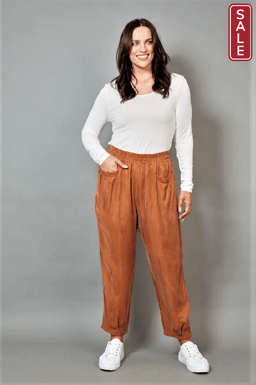 eb&ive Pants S / caramel Vienetta relaxed pant