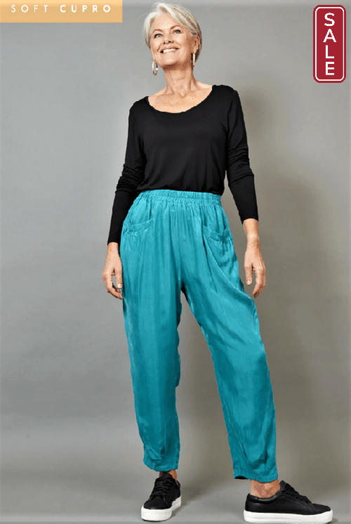 eb&ive Pants S / Teal Vienetta relaxed pant