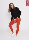 for twenty one Pants S / Rust Draw string slouch pants