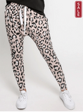 for twenty one Pants XS / Blush /grey leopard Draw string leopard pant