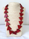 Gypsyroad Bowral Necklace red Red Triangles Necklace